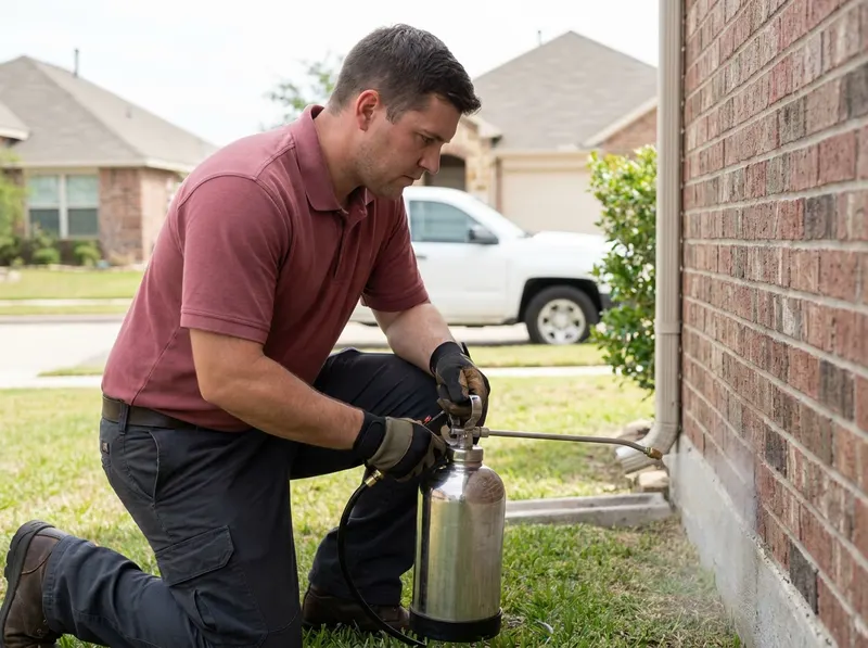 Seasonal Perimeter Defense Maintenance in Bryan, TX
