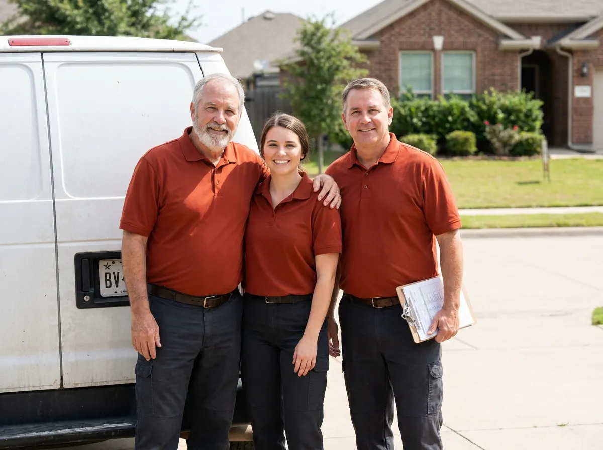Sarnova Pest Defense pest control service team in Bryan, TX